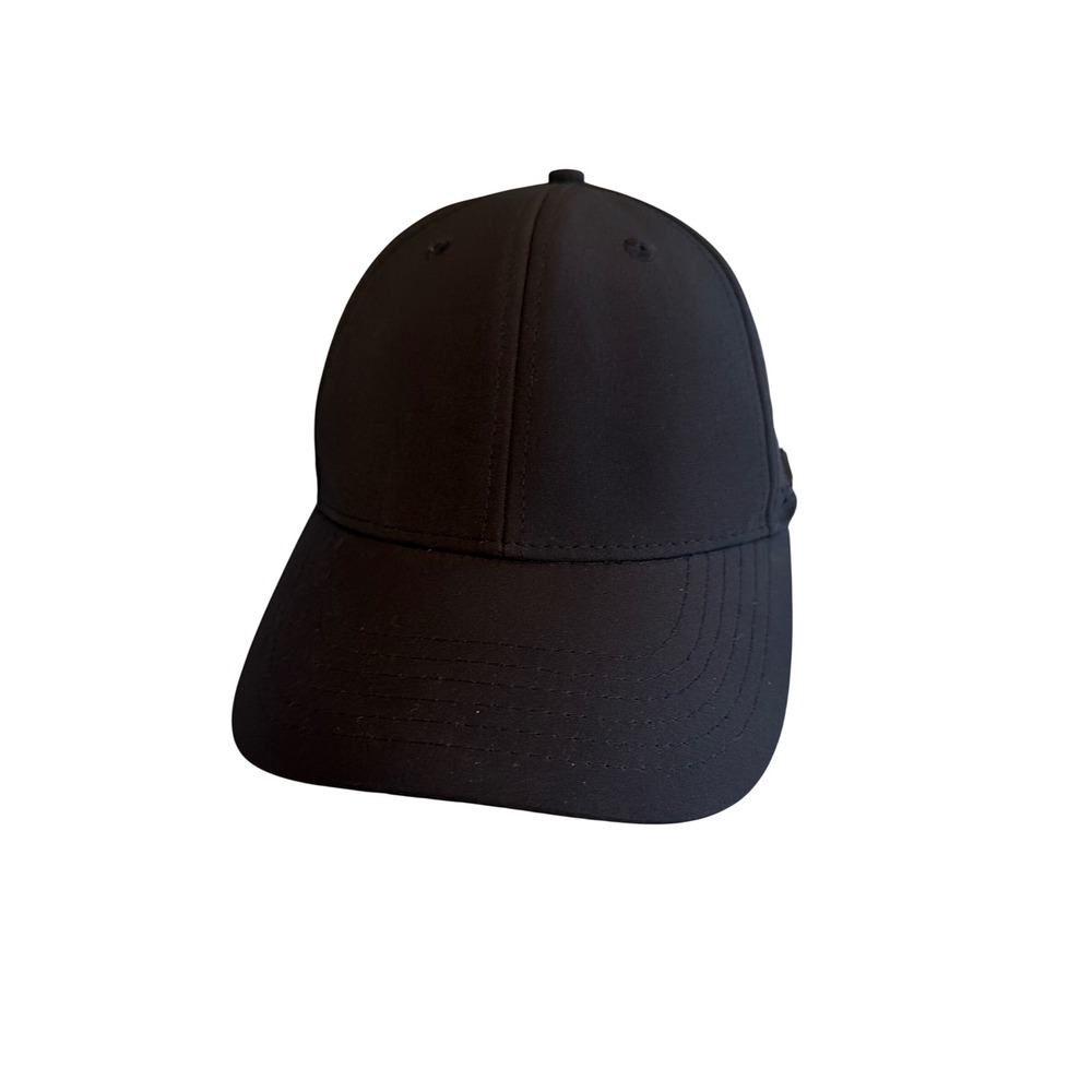 Blogilates Baseball Cap Black Ponytail Criss Cross Perforated Athletic Hat
